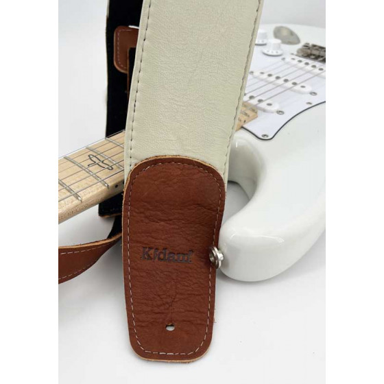 Sangle cuir Kidam blanche