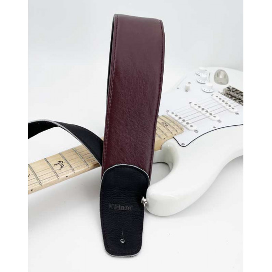 Sangle cuir Kidam bordeaux