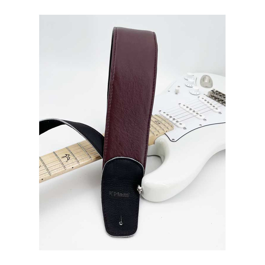 Sangle cuir Kidam bordeaux