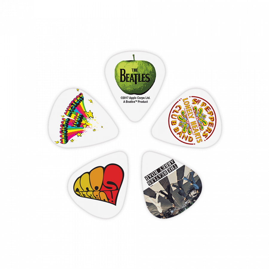 Lot de 10 médiators Light Signature The Beatles album Revolver D'Addario