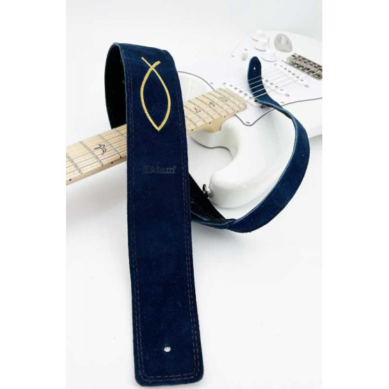 Sangle nubuk Kidam bleu
