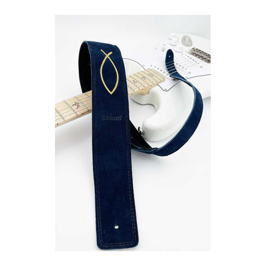 Sangle nubuk Kidam bleu