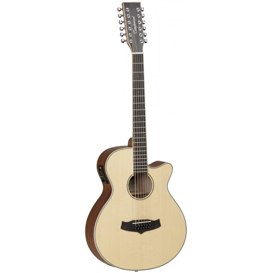 Guitare Super Folk amplifiée pan coupé 12 cordes TANGLEWOOD Winterleaf TW12 CE Guitare Super Folk amplifiée pan coupé 12 cordes TANGLEWOOD Winterleaf TW12 CE