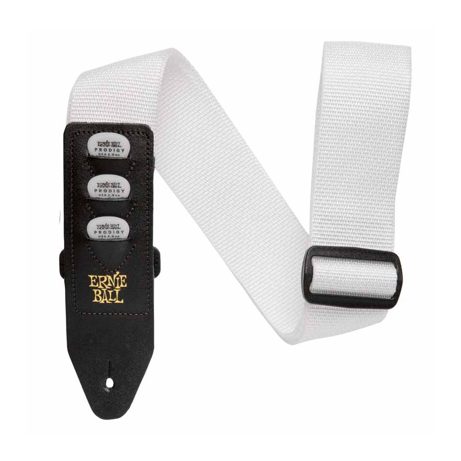 Sangle Pickholder blanc Ernie Ball Sangle Pickholder blanc Ernie Ball