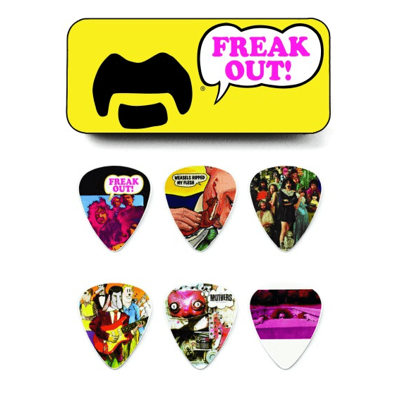 Boite de 6 médiators Médium signature Frank Zappa 01M