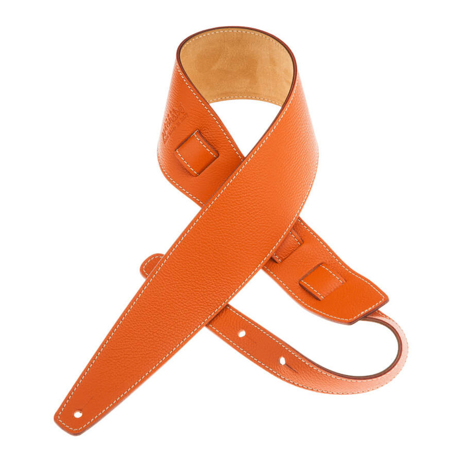 Sangle Holes HS Colors cuir orange cousu 8cm Magrabo Sangle Holes HS Colors cuir orange cousu 8cm Magrabo