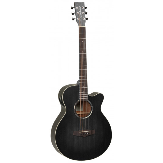 Guitare Electro-acoustique Super Folk pan coupé TANGLEWOOD BLACKBIRD TWBB SFCE