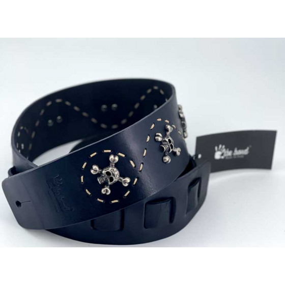 Sangle Classic 05 cuir noir taille M The Hand