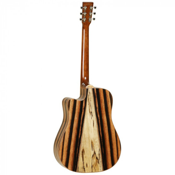 Guitare Folk pan coupé TANGLEWOOD JAVA TWJDCE CN