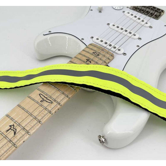 Sangle tissu Kidam fluo Jaune