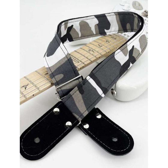 Sangle tissu Kidam gris camouflage