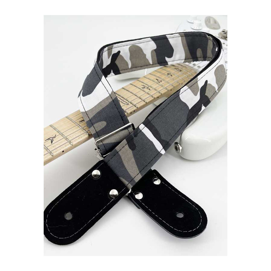 Sangle tissu Kidam gris camouflage