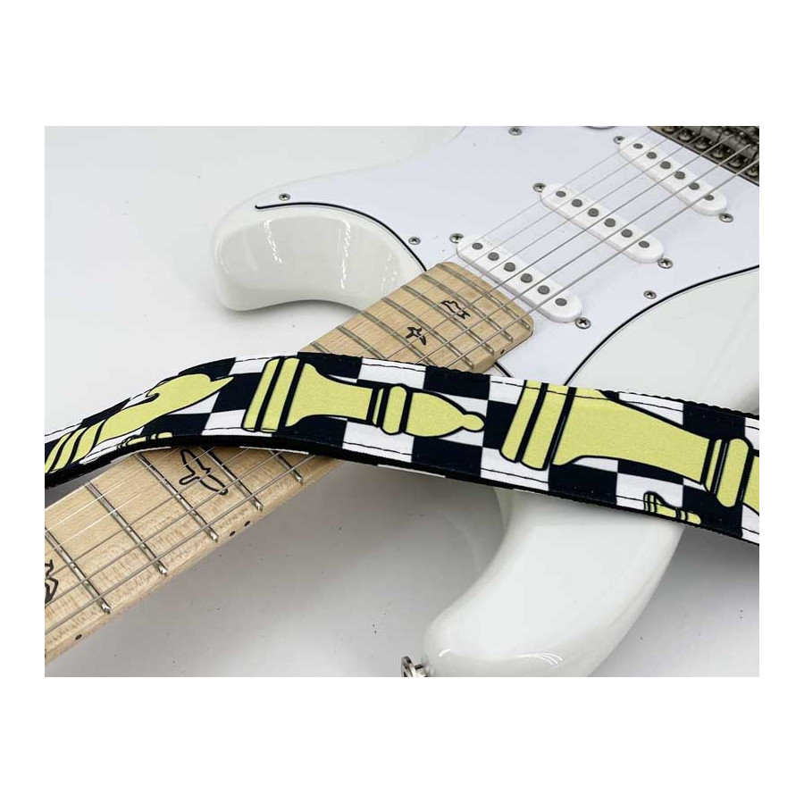 Sangle Kidam tissu jeu échec doublé nylon