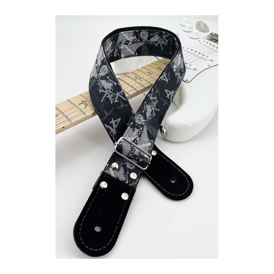 Sangle tissu Kidam camouflage gris
