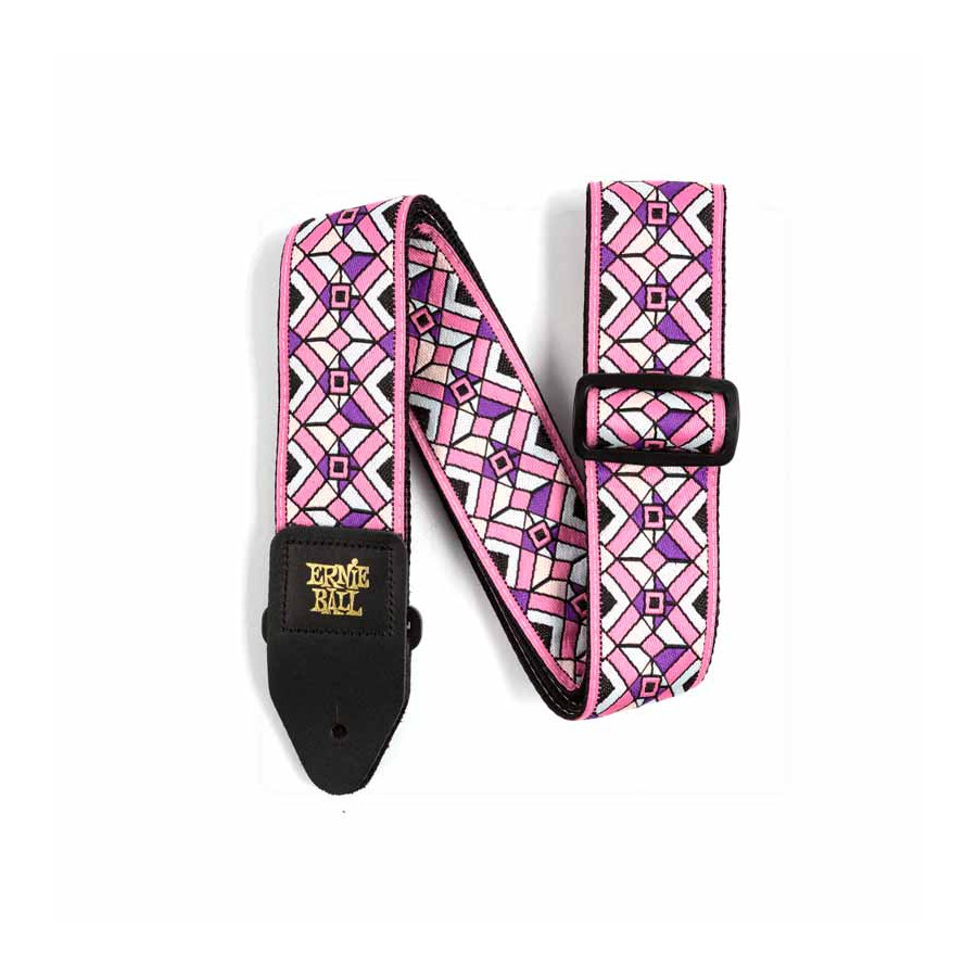 Sangle Jacquard Kaleidoscope Pink Ernie Ball Sangle Jacquard Kaleidoscope Pink Ernie Ball
