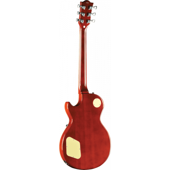 Guitare EKO type LP Aged Cherry Sunburst Flamed GEE VL480-CSB