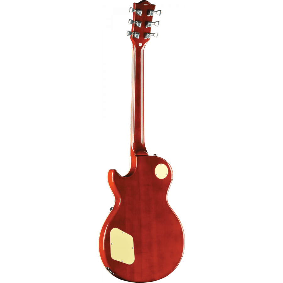 Guitare EKO type LP Aged Cherry Sunburst Flamed GEE VL480-CSB