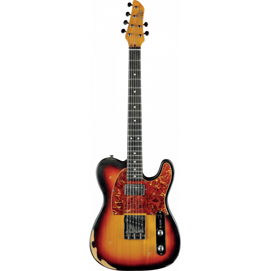 Guitare EKO type Tele Tero Relic Sunburst GEE TERO-RELIC-SB