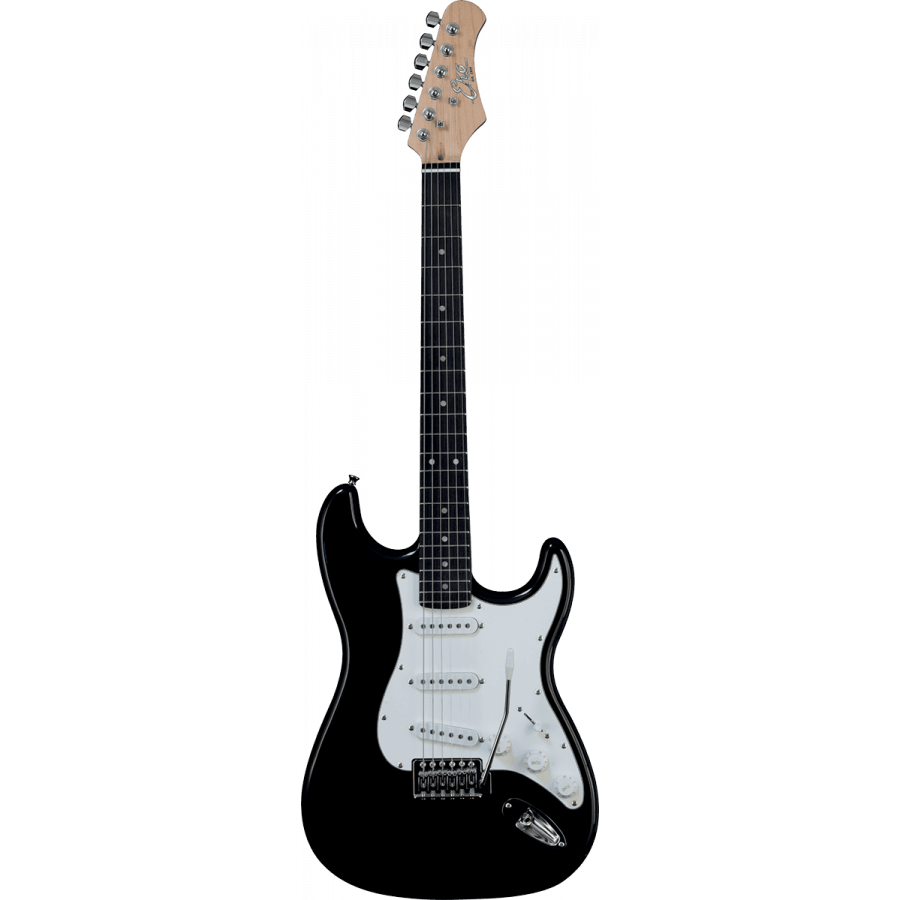 Guitare EKO type Strat Black GEE S300BLK Guitare EKO type Strat Black GEE S300BLK