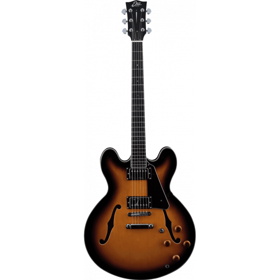 Guitare électrique EKO demi-caisse Tribute Hollowbody II Sunburst