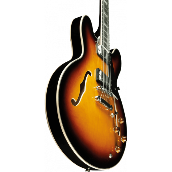 Guitare électrique EKO demi-caisse Tribute Hollowbody II Sunburst