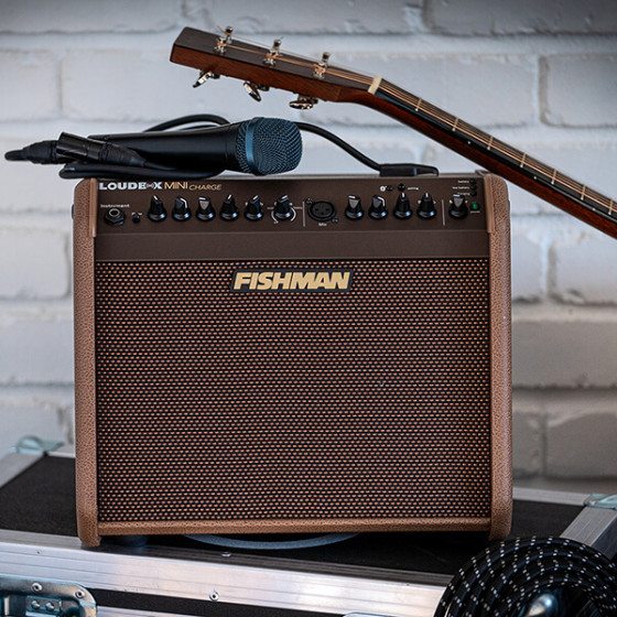 Amplificateurs Loudbox de Fishman 60W sur batterie MFI PRO-LBC-500