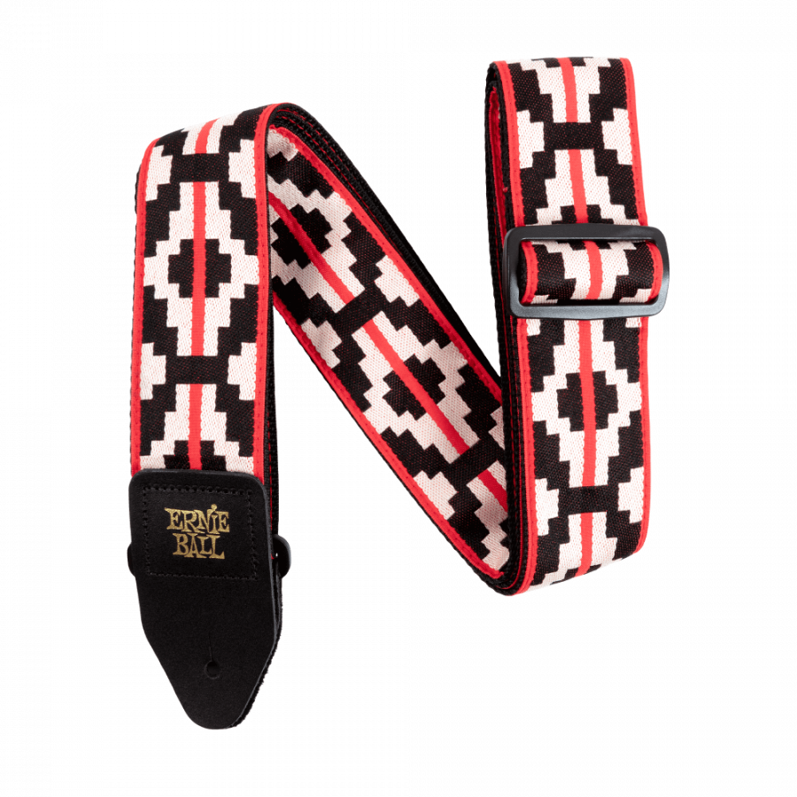 Sangle Jacquard Ristra Red Ernie Ball Sangle Jacquard Ristra Red Ernie Ball