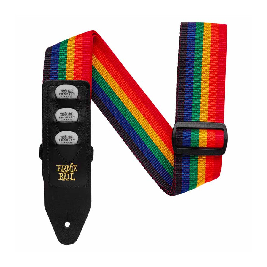 Sangle Pickholder arc-en-ciel Ernie Ball Sangle Pickholder arc-en-ciel Ernie Ball