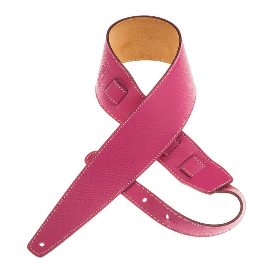 Sangle Holes HS Colors cuir orchidée cousu 8cm Magrabo Sangle Holes HS Colors cuir orchidée cousu 8cm Magrabo