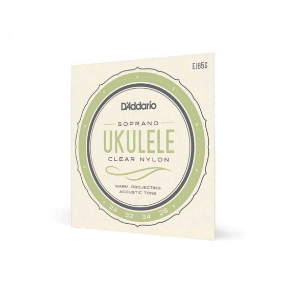 Cordes Ukulélé Soprano EJ65S Pro-Arté Custom D'Addario