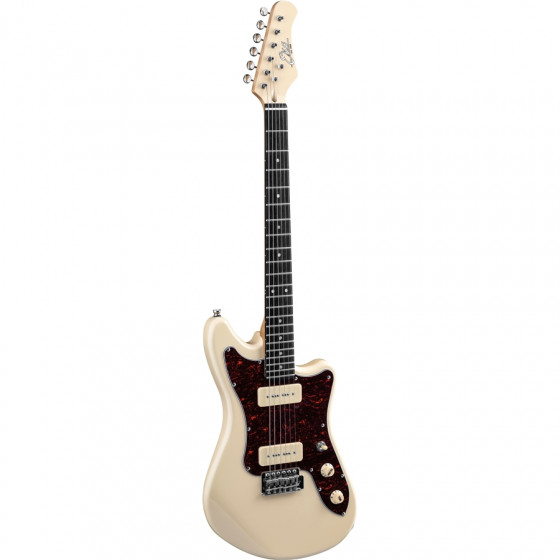 Guitare Eko type Jazz M Camaro VR P90 Cream CAMAROVR-P90-CRM