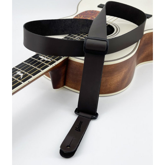 Sangle Univox cuir synthétique noir 37mm 90231