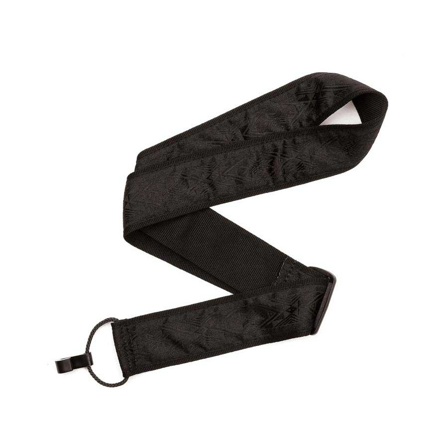 Sangle tissée pour guitare classique Satin noir D'Addario Sangle tissée pour guitare classique Satin noir D'Addario