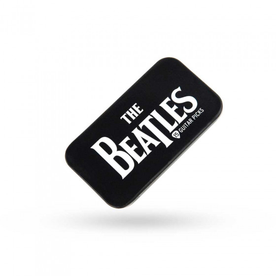 Boite de 15 médiators Medium Signature The Beatles Logo D'Addario