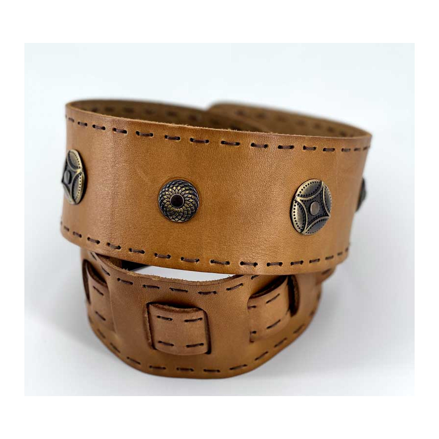 Sangle Classic 04 cuir marron taille M The Hand Sangle Classic 04 cuir marron taille M The Hand