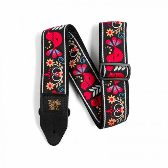 Sangle Jacquard Redbird Rising Ernie Ball
