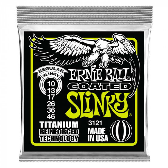 Cordes guitare électrique Regular Slinky RPS Coated Titanium Ernie Ball