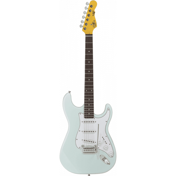 Guitare électrique G&L Tribute S500 Sonic Blue / Palissandre