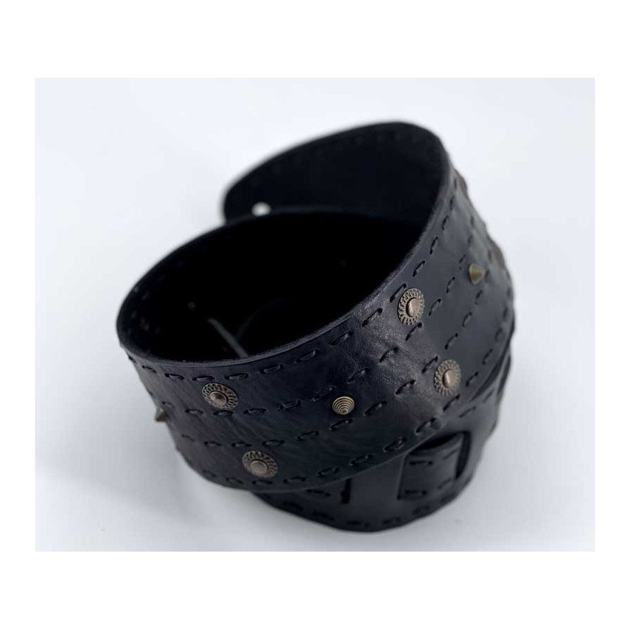 Sangle Metal 01 cuir noir taille XL The Hand Sangle Metal 01 cuir noir taille XL The Hand