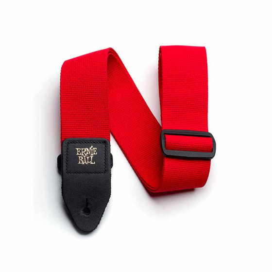 Sangle Polypropylène rouge Ernie Ball