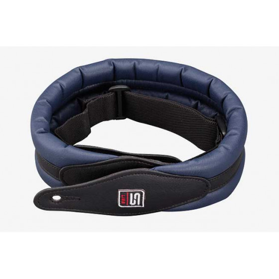 Sangle rembourrée cuir végane Bleu STEFY LINE SLST206E