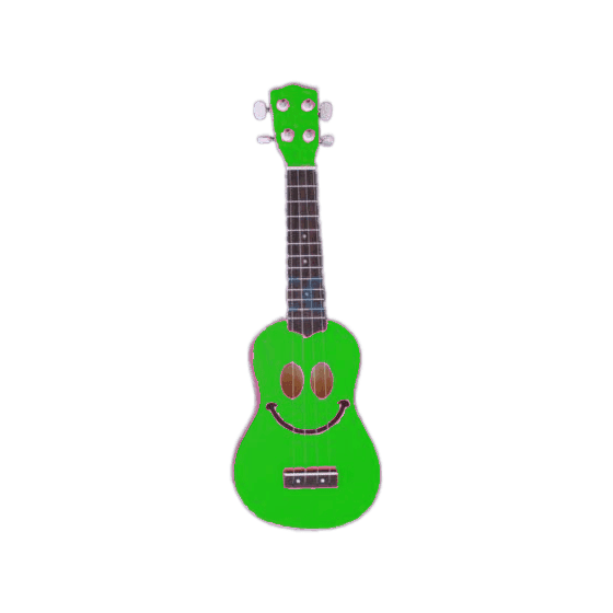 Ukulele Mahalo Soprano U-Smile green + housse