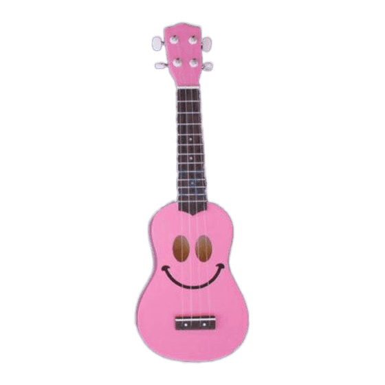 Ukulele Mahalo Soprano U-Smile pink + housse