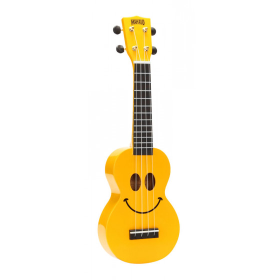 Ukulele Mahalo Soprano U-Smile yellow + housse