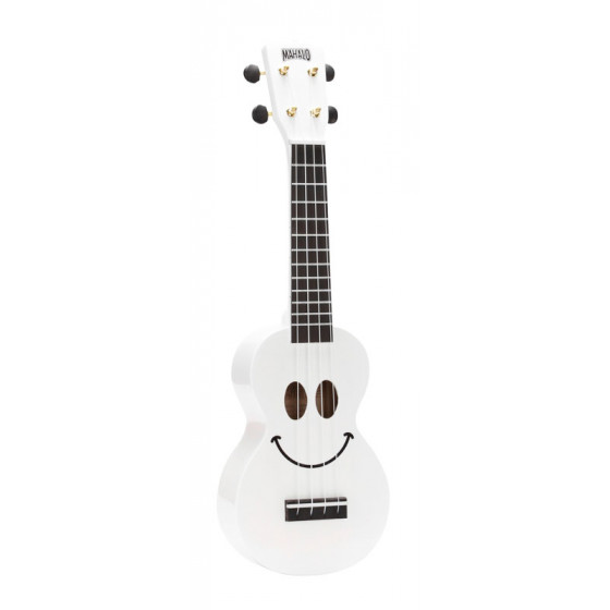 Ukulele Mahalo Soprano U-Smile white + housse