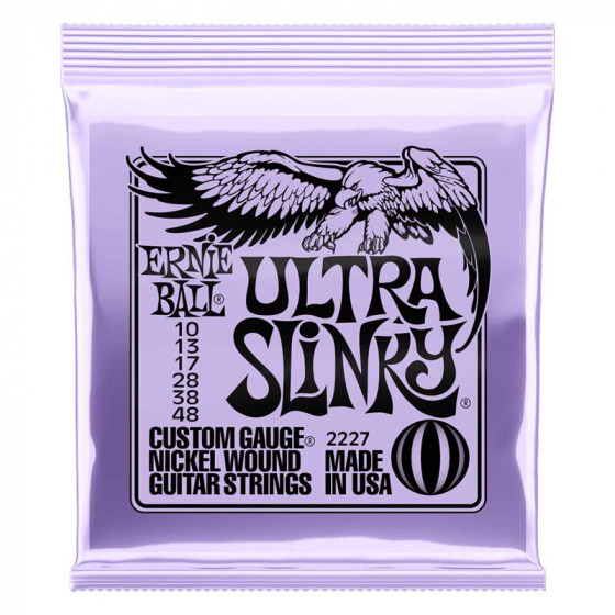 Cordes filées guitare électrique Ultra Slinky 10-48 Ernie Ball