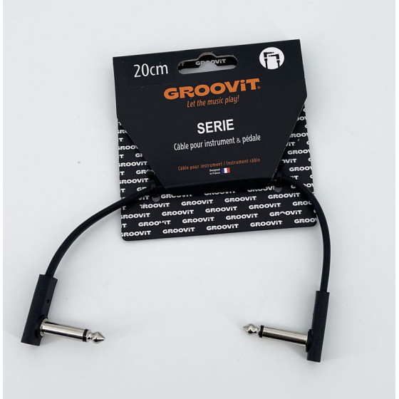 Mini cable plat moulé 20 cm Groovit