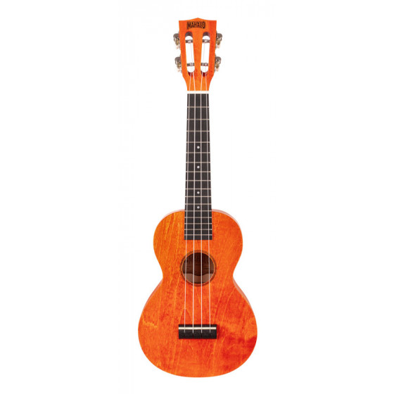 Ukulélé Mahalo Island concert orange sunset + housse