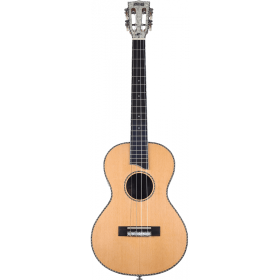 Ukulele Mahalo Baryton éléctro naturel tête perlée + housse