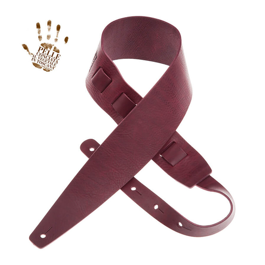 Sangle Holes HC cuir bordeaux 8cm Magrabo Sangle Holes HC cuir bordeaux 8cm Magrabo